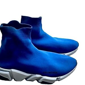 Balenciaga Blue Sock Sneakers